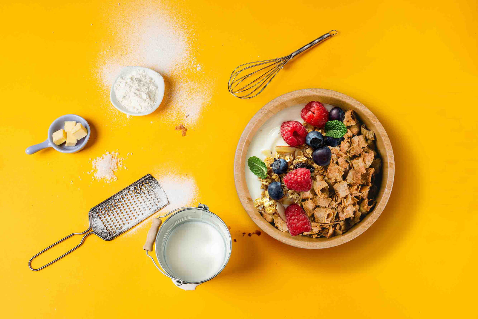 AOP BUTTER EGG ROLLS CEREAL